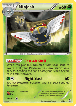 Ninjask 11/124 — Dragons Exalted