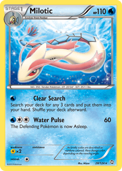 Milotic 28/124 — Dragons Exalted