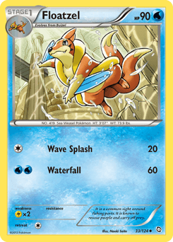 Floatzel 33/124 — Dragons Exalted