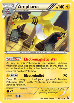 Ampharos 40/124 — Dragons Exalted