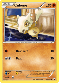 Cubone 60/124 — Dragons Exalted