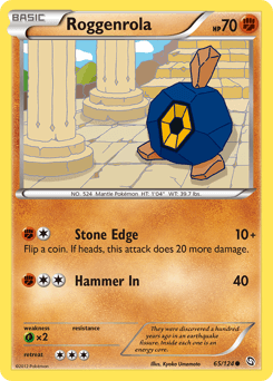 Roggenrola 65/124 — Dragons Exalted