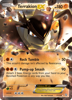 Terrakion-EX 71/124 — Dragons Exalted