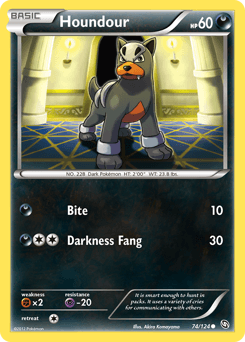 Houndour 74/124 — Dragons Exalted