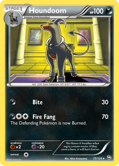 Houndoom 75/124 — Dragons Exalted