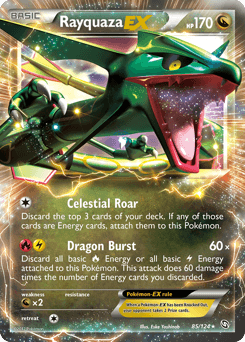 Rayquaza-EX 85/124 — Dragons Exalted
