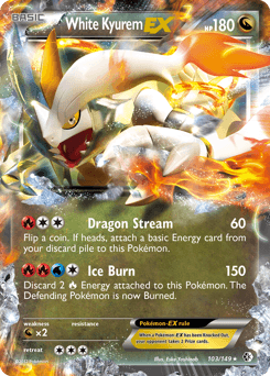White Kyurem-EX 103/149 — Boundaries Crossed