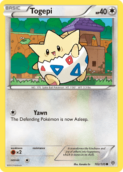 Togepi 102/135 — Plasma Storm