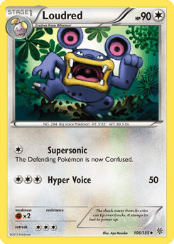 Loudred 106/135 — Plasma Storm