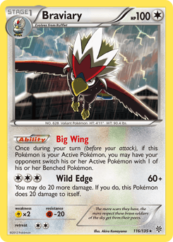 Braviary 116/135 — Plasma Storm