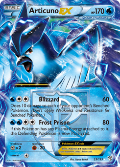 Articuno-EX 25/135 — Plasma Storm