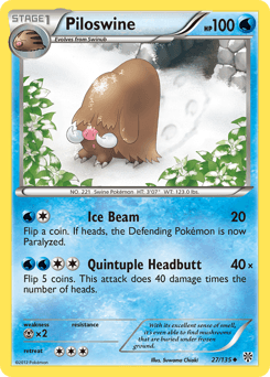 Piloswine 27/135 — Plasma Storm