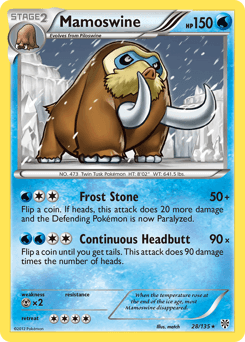 Mamoswine 28/135 — Plasma Storm
