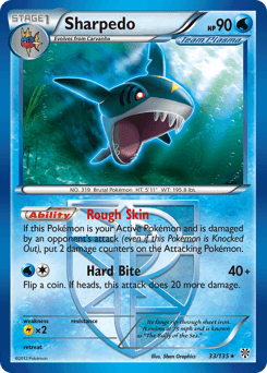 Sharpedo 33/135 — Plasma Storm