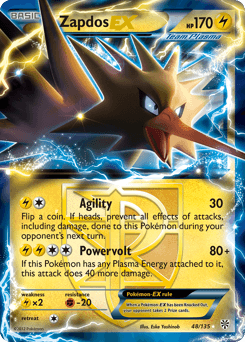 Zapdos-EX 48/135 — Plasma Storm