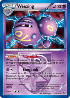 Weezing 58/135 — Plasma Storm