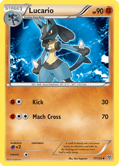 Lucario 77/135 — Plasma Storm