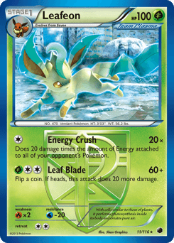 Leafeon 11/116 — Plasma Freeze