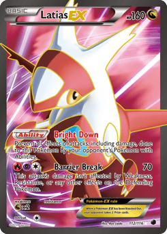 Latias-EX 112/116 — Plasma Freeze