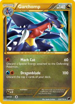 Garchomp 120/116 — Plasma Freeze