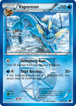 Vaporeon 20/116 — Plasma Freeze