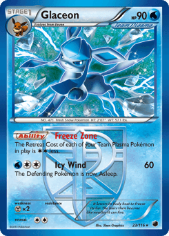 Glaceon 23/116 — Plasma Freeze