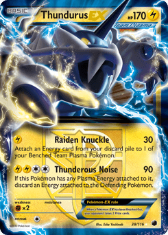 Thundurus-EX 38/116 — Plasma Freeze