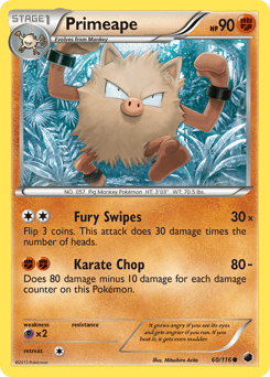 Primeape 60/116 — Plasma Freeze