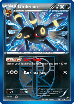 Umbreon 64/116 — Plasma Freeze