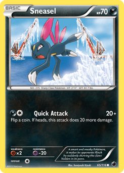 Sneasel 65/116 — Plasma Freeze