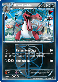 Krookodile 70/116 — Plasma Freeze