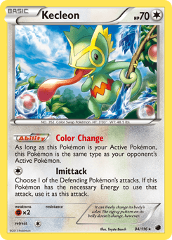Kecleon 94/116 — Plasma Freeze