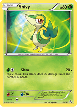 Snivy BW01/101 — BW Black Star Promos
