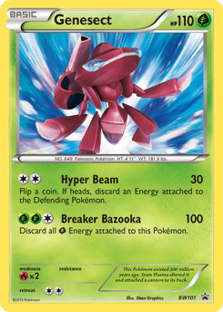 Genesect BW101/101 — BW Black Star Promos