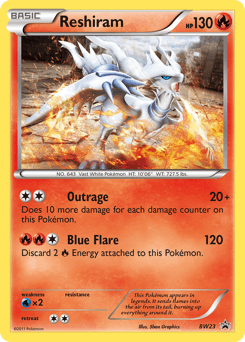 Reshiram BW23/101 — BW Black Star Promos