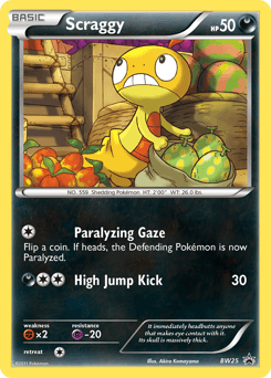Scraggy BW25/101 — BW Black Star Promos