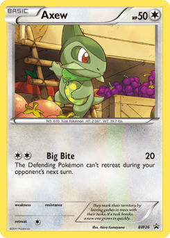 Axew BW26/101 — BW Black Star Promos
