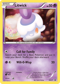 Litwick BW27/101 — BW Black Star Promos