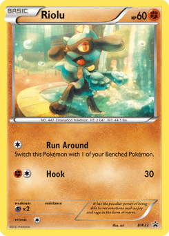 Riolu BW33/101 — BW Black Star Promos