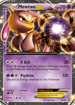 Mewtwo-EX BW45/101 — BW Black Star Promos