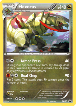 Haxorus BW57/101 — BW Black Star Promos