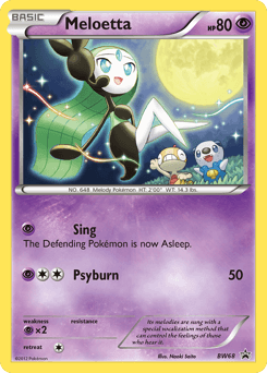 Meloetta BW68/101 — BW Black Star Promos