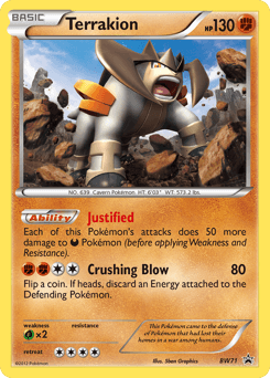 Terrakion BW71/101 — BW Black Star Promos