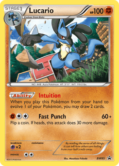Lucario BW85/101 — BW Black Star Promos