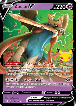 Zacian V 16/25 — Celebrations