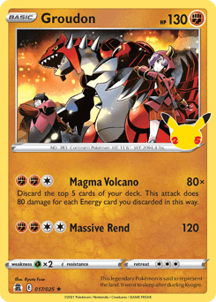Groudon 17/25 — Celebrations