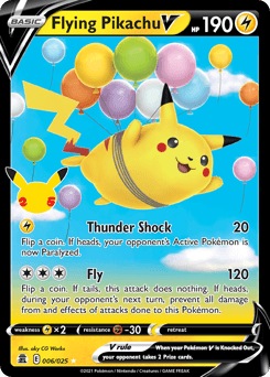 Flying Pikachu V 6/25 — Celebrations