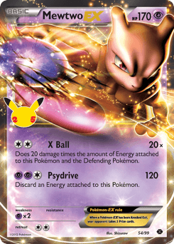 Mewtwo-EX 54/25 — Celebrations: Classic Collection