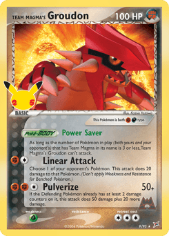 Team Magma's Groudon 9/25 — Celebrations: Classic Collection