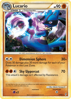 Lucario 14/95 — Call of Legends